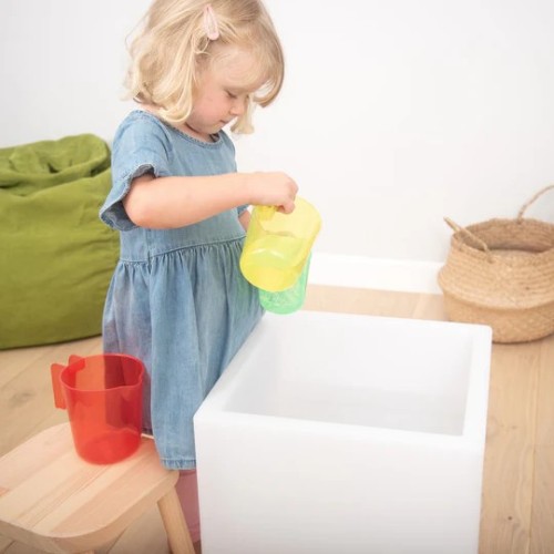 Jarras anidadas de color translúcido - Paquete de 3