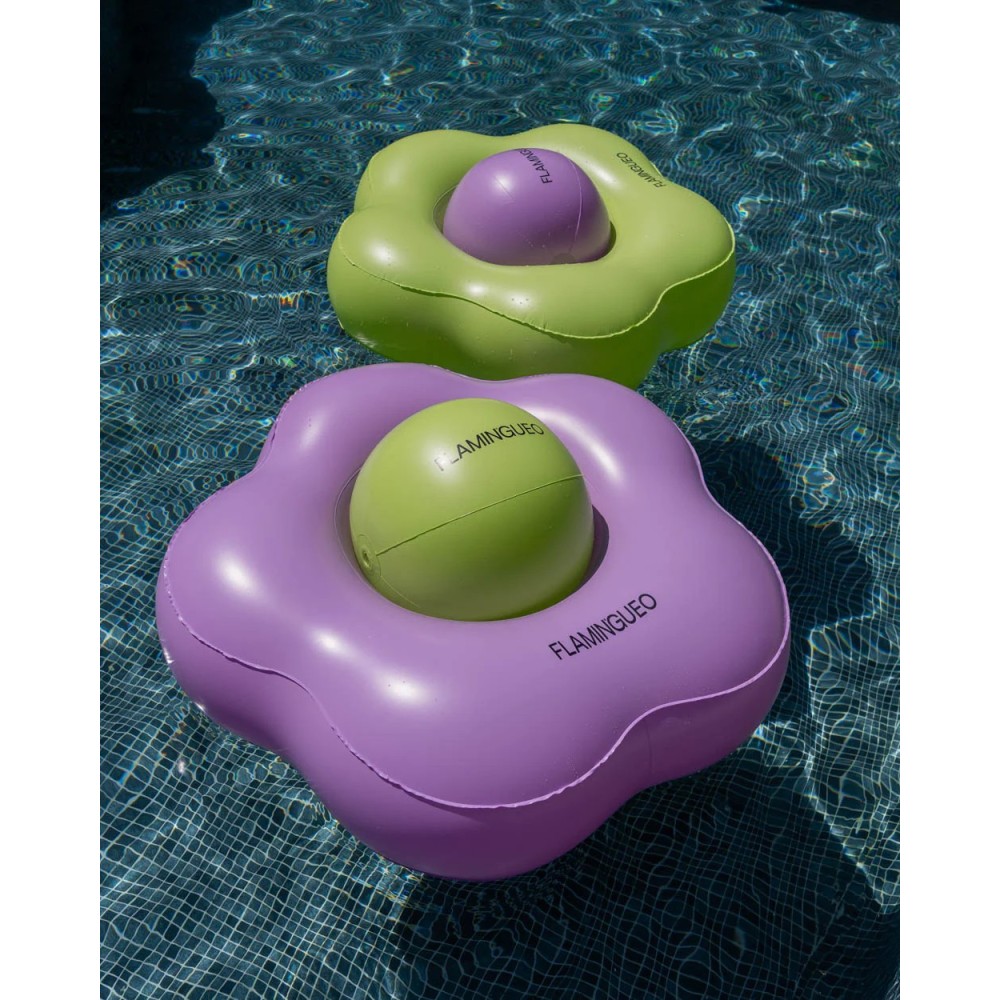 FLOTADOR DONUT FLOR+PELOTA VERDE