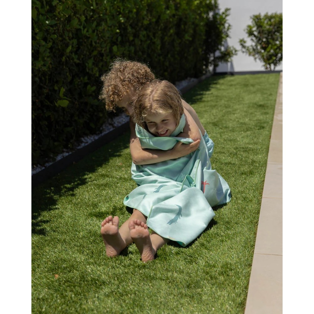 TOALLA NIÑOS 75X150 JUNGLE VERDE