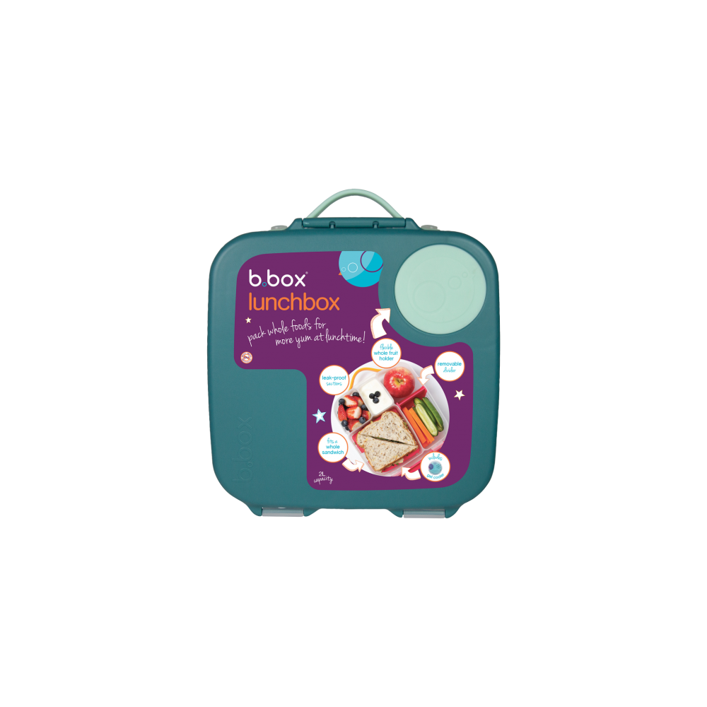 CAJA ALMUERZO CON GEL EMERALD FOREST