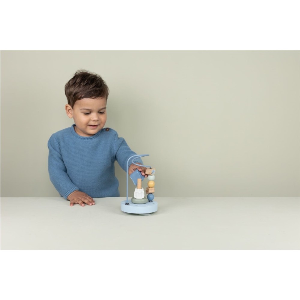 ESPIRAL PEQUEÑA CUENTAS FOREST AZUL