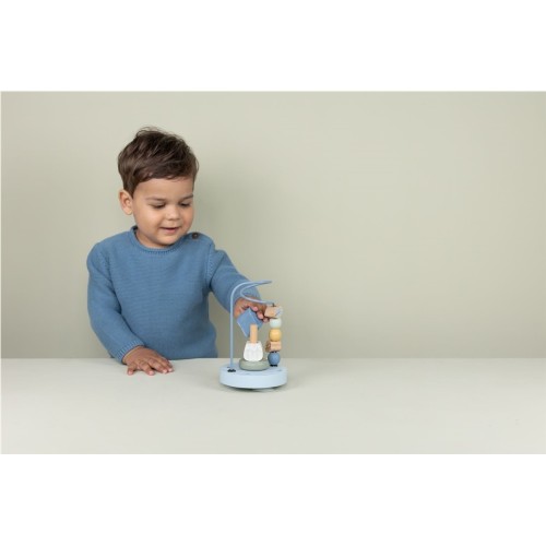 ESPIRAL PEQUEÑA CUENTAS FOREST AZUL