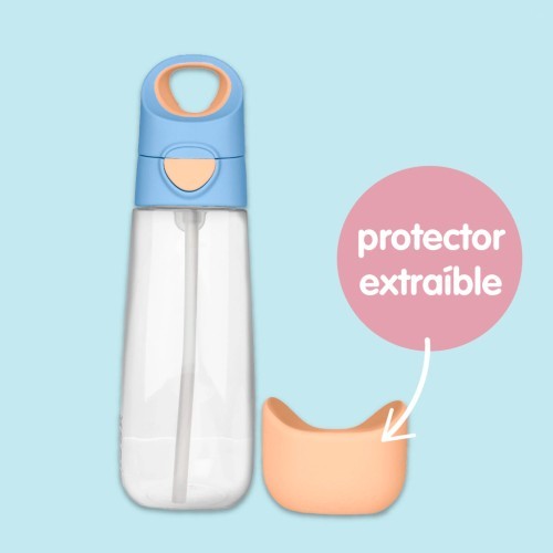 BOTELLA TRITAN PAJITA 600 LILAC POP