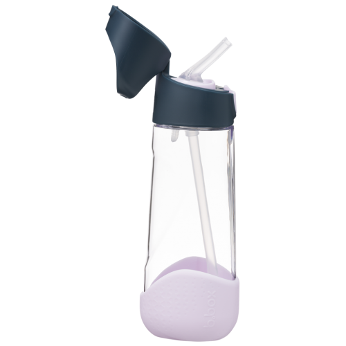 BOTELLA TRITAN PAJITA 600 INDIGO ROSE