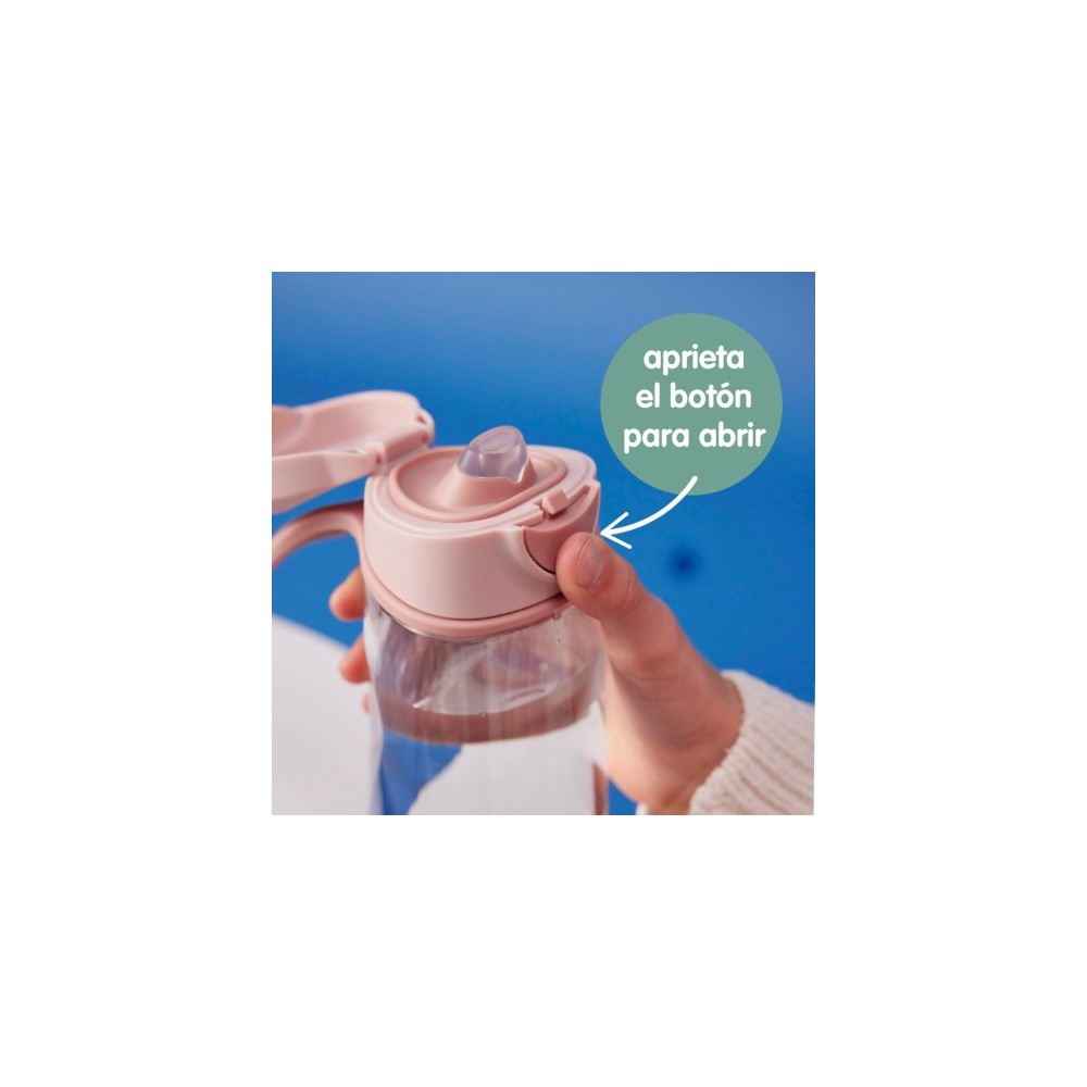 BOTELLA TRITAN Y ASA 600 ML VERDE