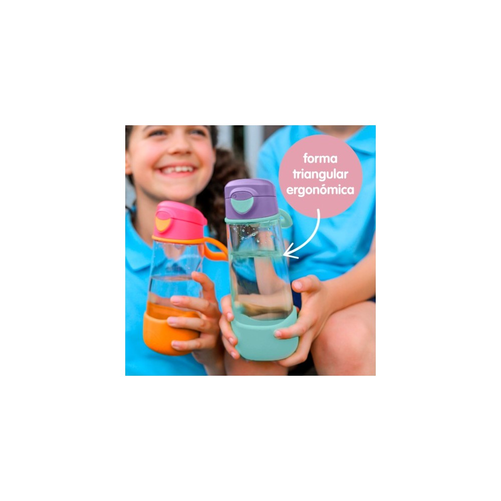 BOTELLA TRITAN Y ASA 600 ML VERDE