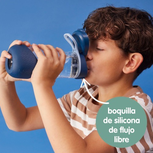 BOTELLA TRITAN Y ASA 600 ML VERDE