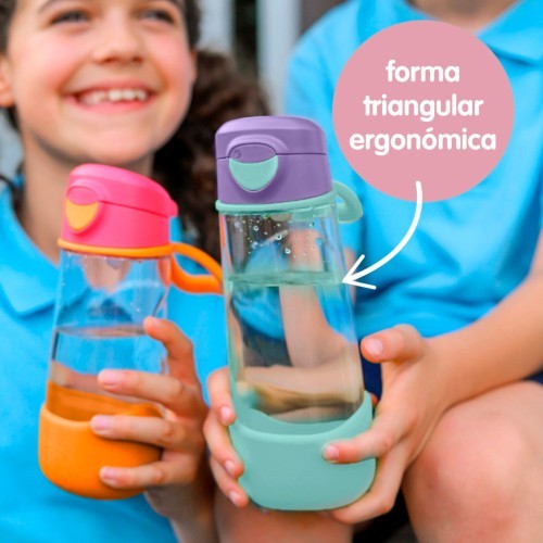 BOTELLA TRITAN Y ASA 600 ML LILAC POP