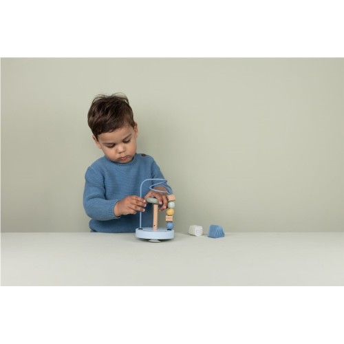 ESPIRAL PEQUEÑA CUENTAS FOREST AZUL