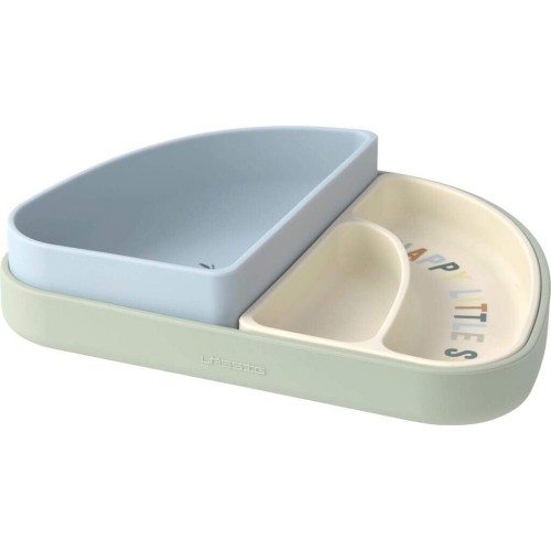 PLATO SILICONA SET 3 HAPPY FRUIT LEMON