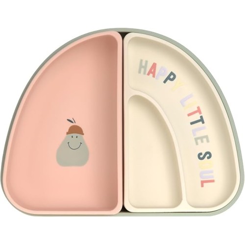 PLATO SILICONA SET 3 HAPPY FRUIT CHERRY