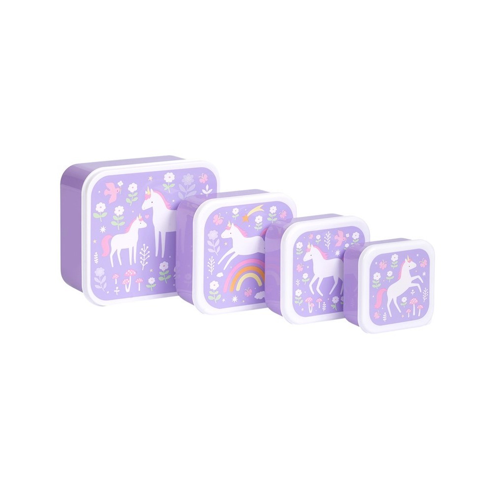 SET 4 CAJAS SNACK UNICORNIOS 2