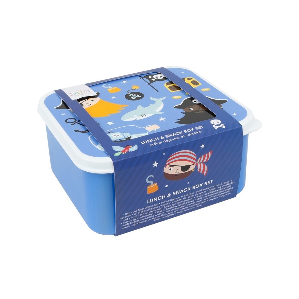 SET 4 CAJAS SNACK PIRATAS