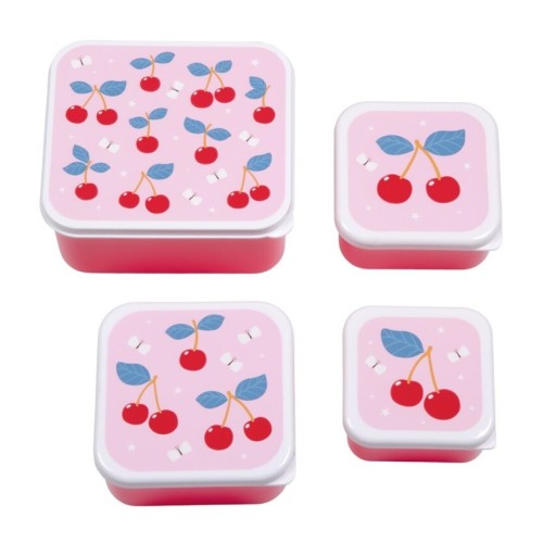 SET 4 CAJAS SNACK CEREZA