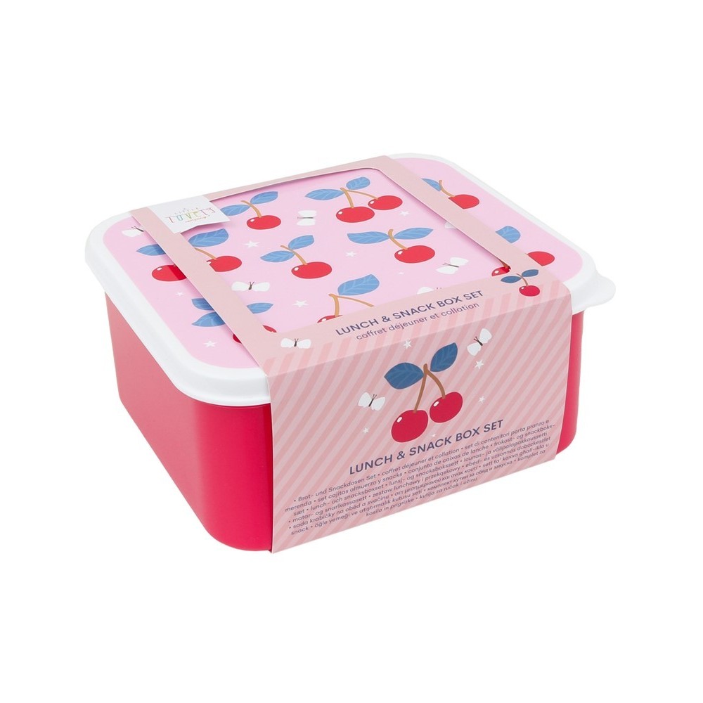 SET 4 CAJAS SNACK CEREZA