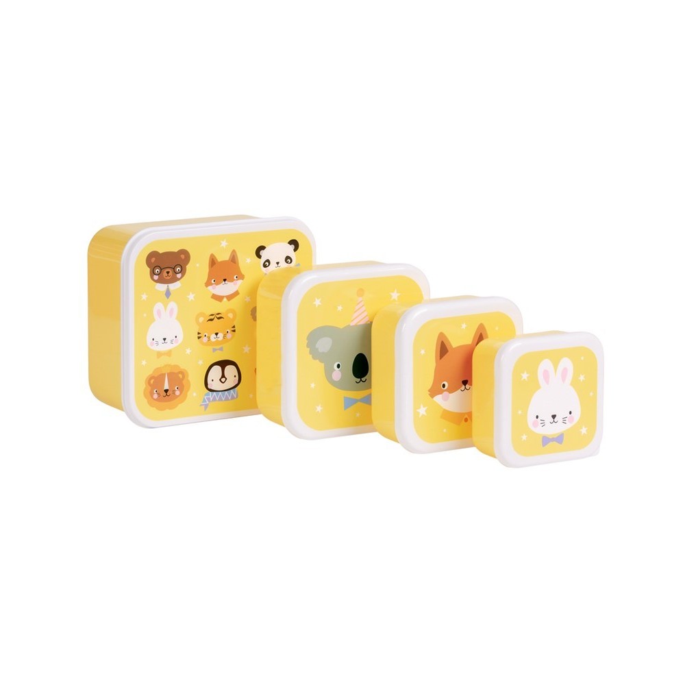 SET 4 CAJAS SNACK ANIMALES