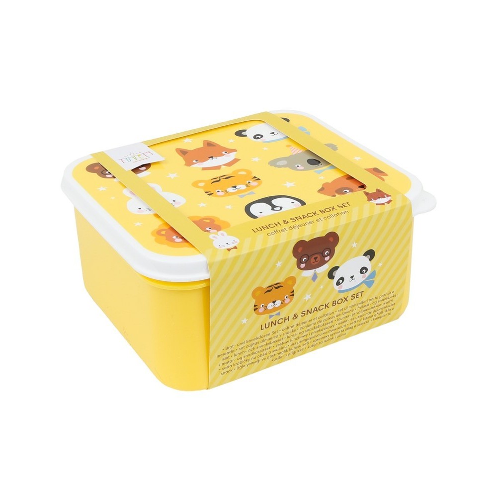 SET 4 CAJAS SNACK ANIMALES