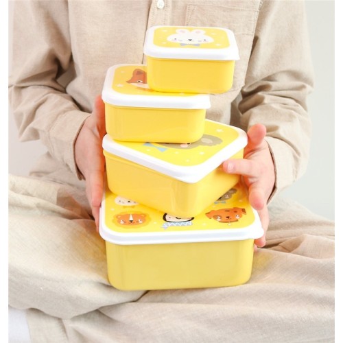 SET 4 CAJAS SNACK ANIMALES