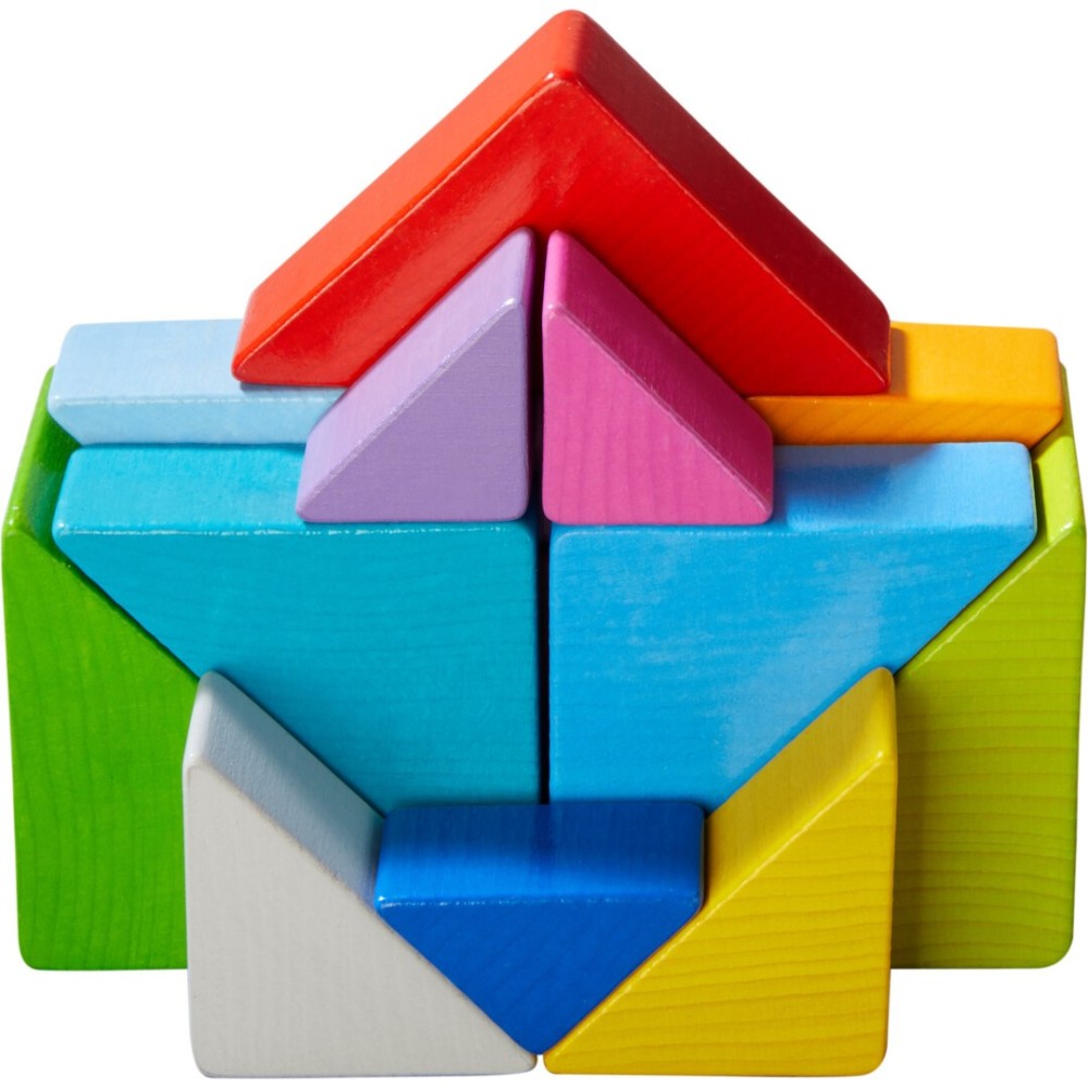 JUEGO COMPOSICION 3D CUBO TANGRAM