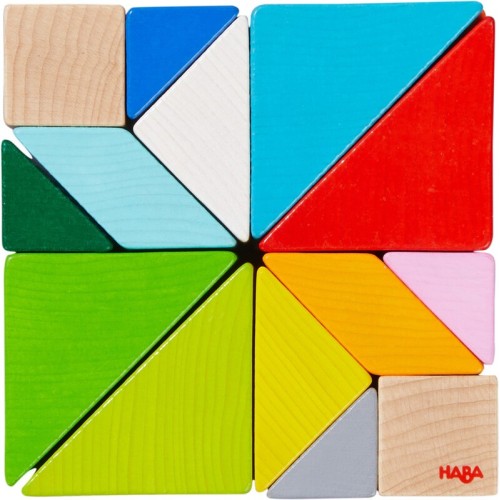JUEGO COMPOSICION 3D CUBO TANGRAM