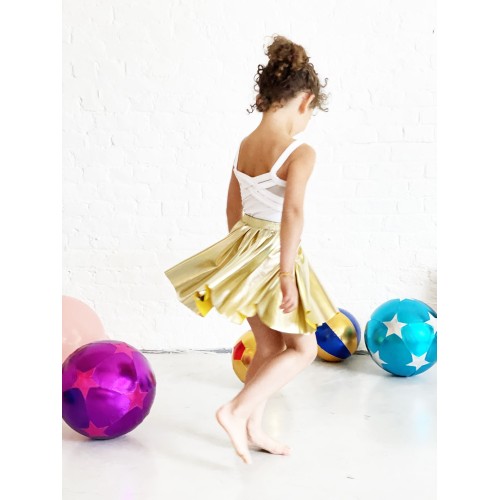 FALDA RATATAM FUNKY DORADO