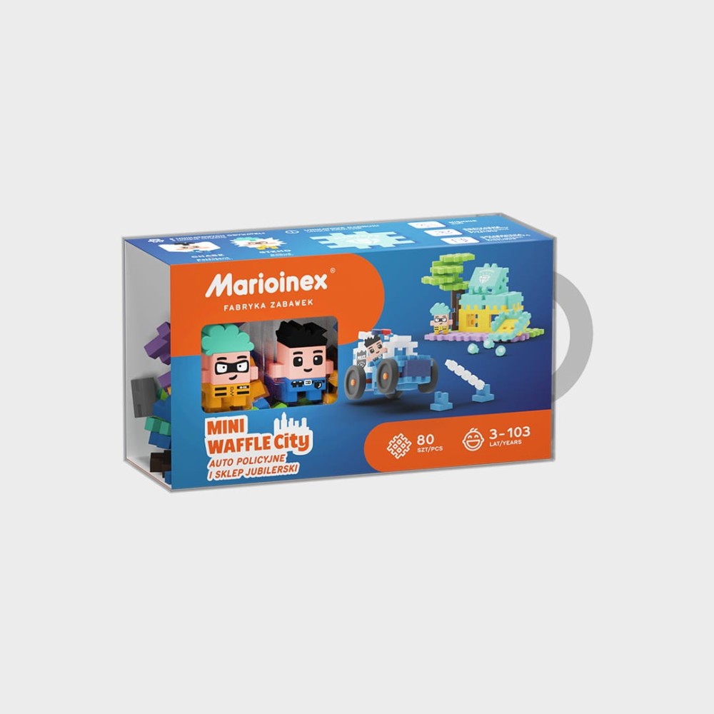 MINI WAFLE CITY POLICE CAR