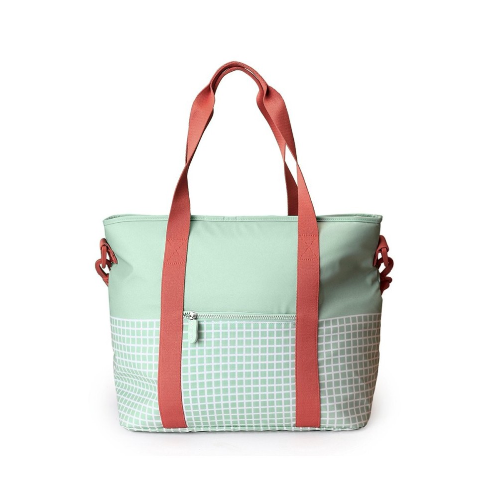 BOLSO NEVERA STRIPES SAGE
