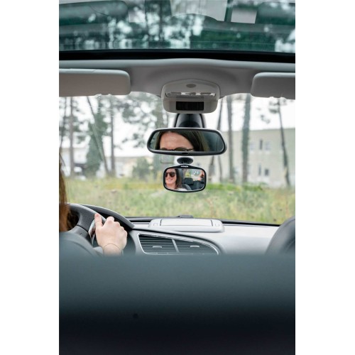 ESPEJO DELANTERO PINZA Y VENTOSA BLACK