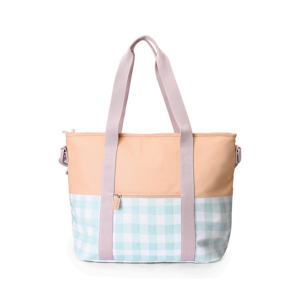 BOLSO NEVERA STRIPES APRICOT
