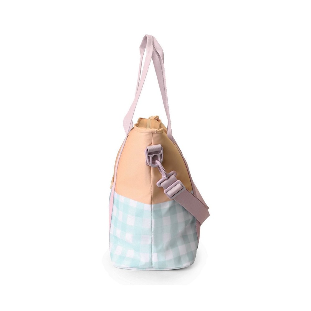 BOLSO NEVERA STRIPES APRICOT