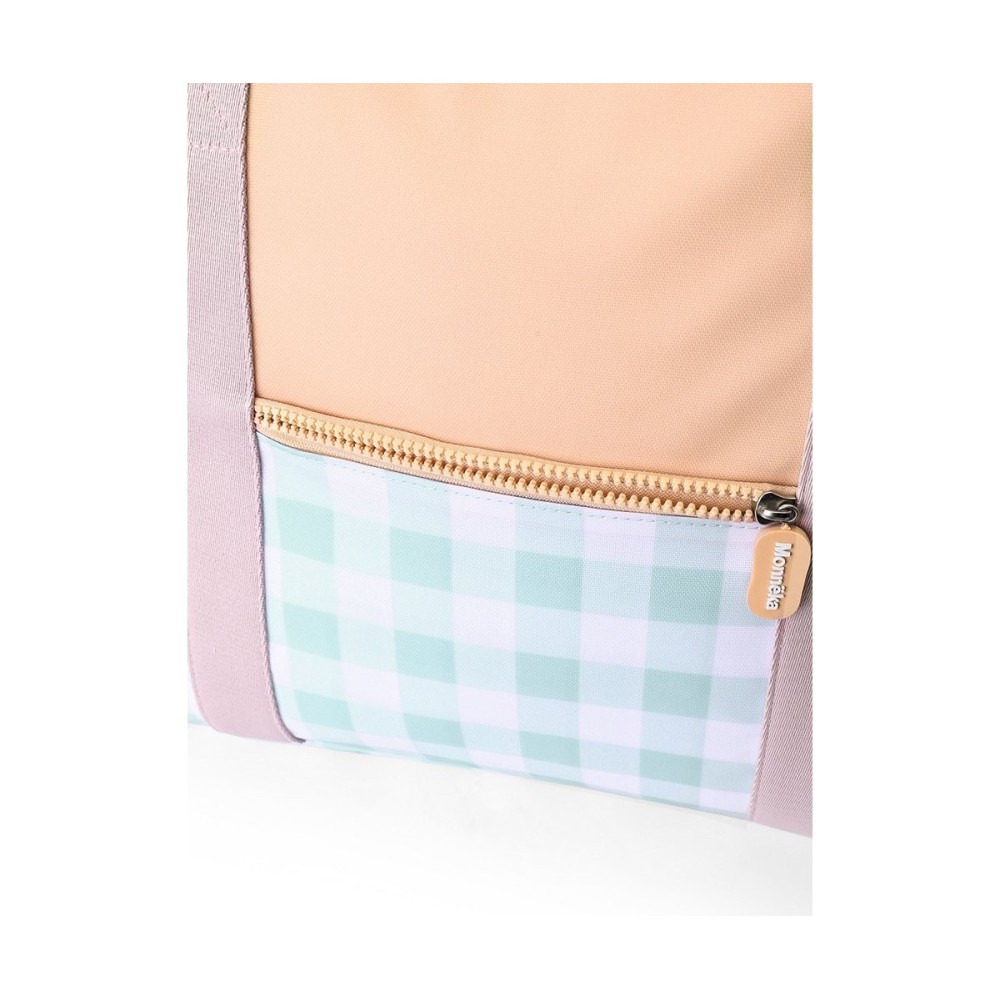 BOLSO NEVERA STRIPES APRICOT