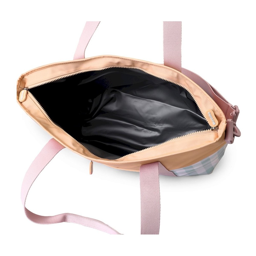 BOLSO NEVERA STRIPES APRICOT