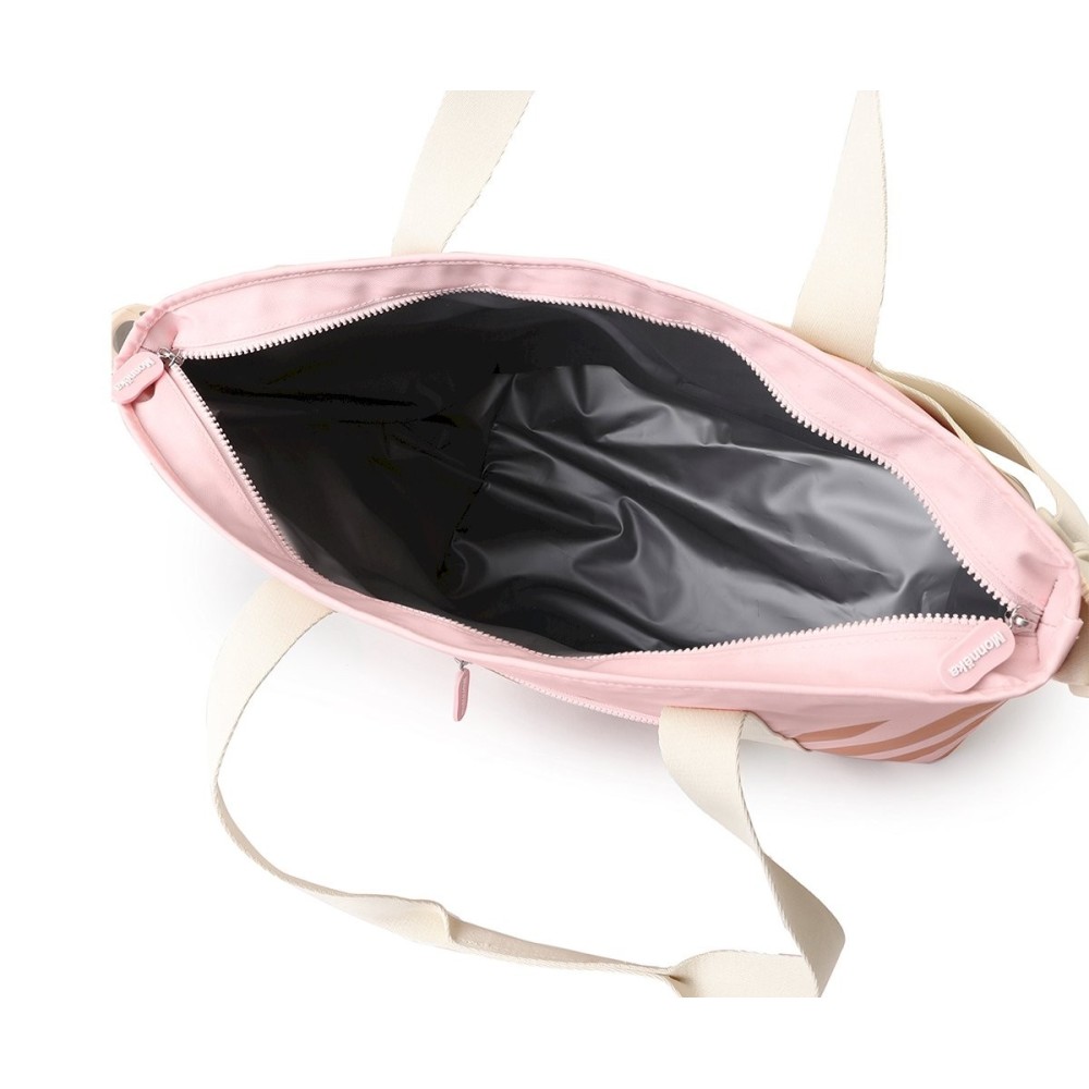 BOLSO NEVERA STRIPES ROSADO