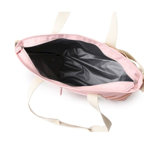 BOLSO NEVERA STRIPES ROSADO