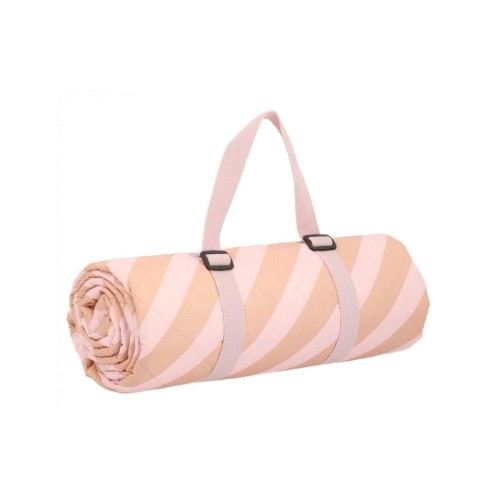 MANTA PICNIC STRIPES ROSADO