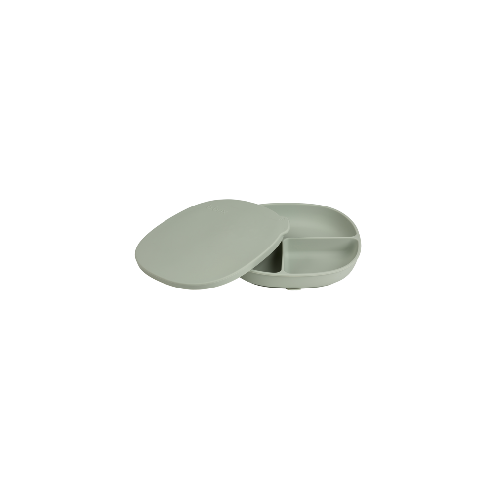 PLATO SILICONA TAPA SAGE