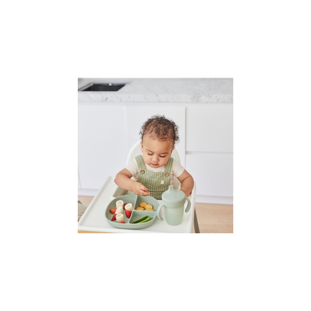 PLATO SILICONA TAPA SAGE