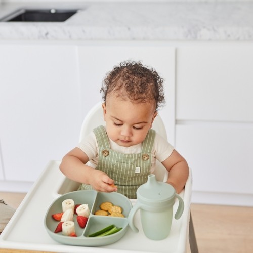 PLATO SILICONA TAPA SAGE