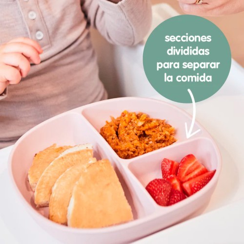 PLATO SILICONA TAPA SAGE