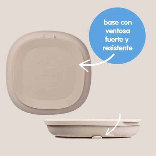 PLATO SILICONA TAPA SAGE