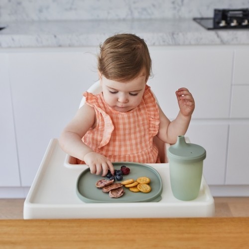 PLATO SILICONA TAPA SAGE