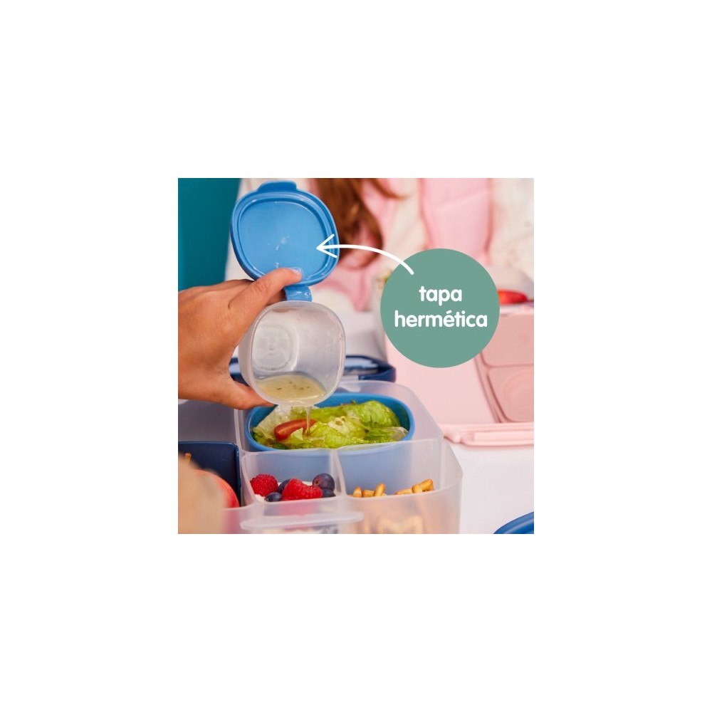 DEPOSITOS SNACK TUBS 3 SAGE