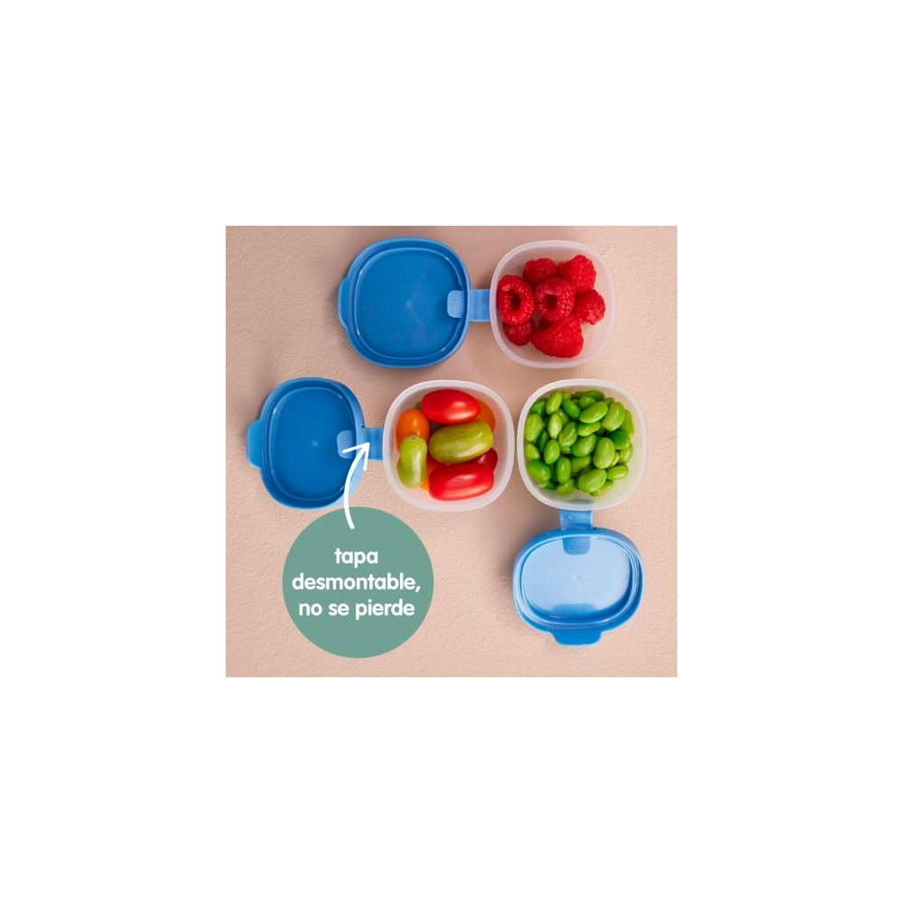 DEPOSITOS SNACK TUBS 3 UN  OCEAN