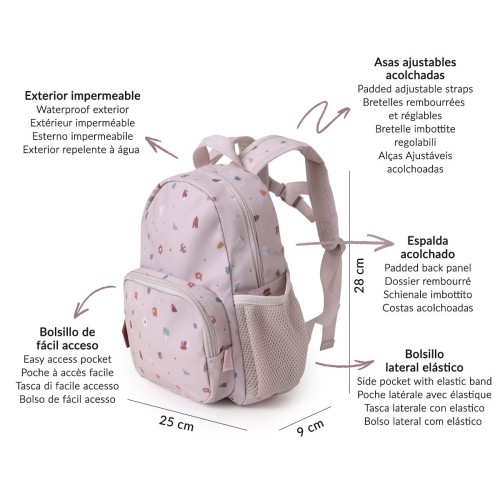 MOCHILA INFANTIL ESCOLAR GEOMETRIC NATURE