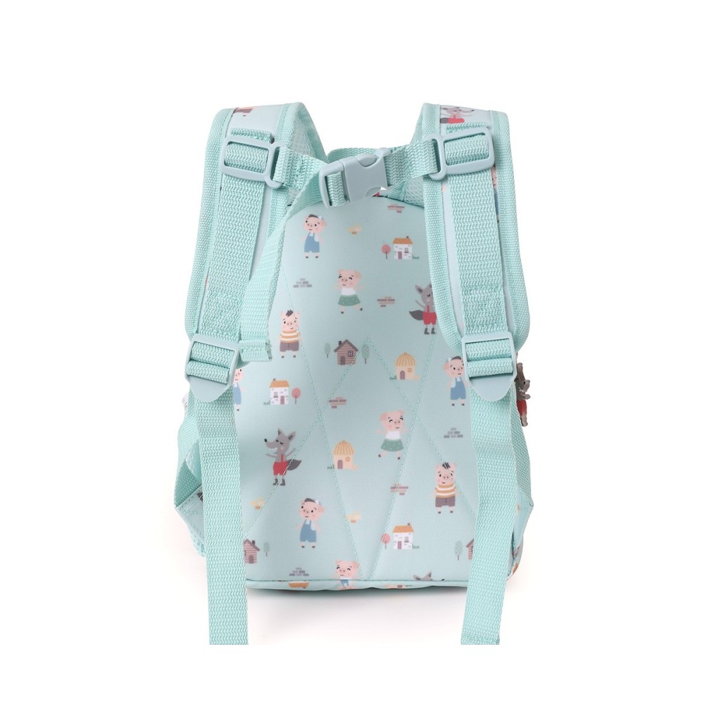 MOCHILA INFANTIL ESCOLAR LOS 3 CERDITOS