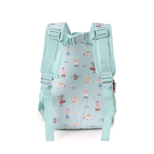 MOCHILA INFANTIL ESCOLAR LOS 3 CERDITOS