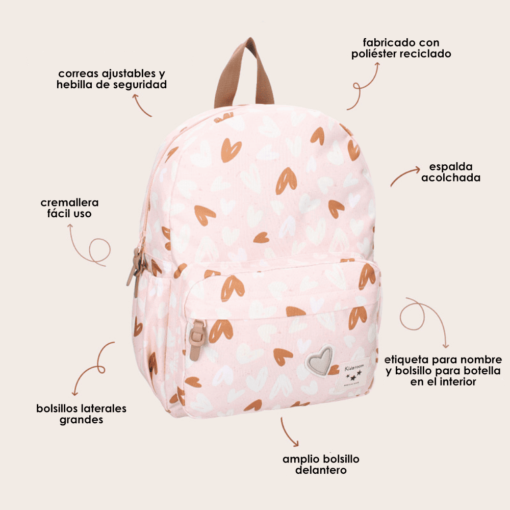 MOCHILA KIDZROOM LOVING