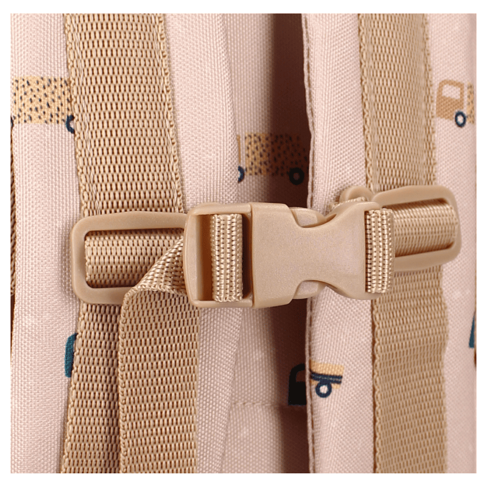 MOCHILA KIDZROOM GRIS CLARO