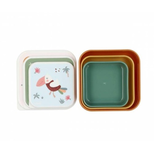 3 CAJAS ALMUERZO SAVANNA