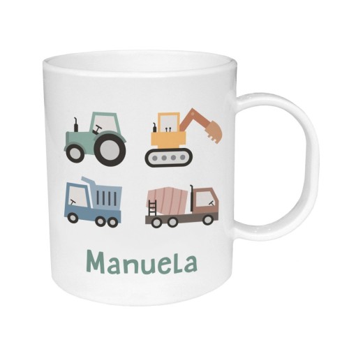 TAZA DE PLASTICO TUTETE TRUCKS